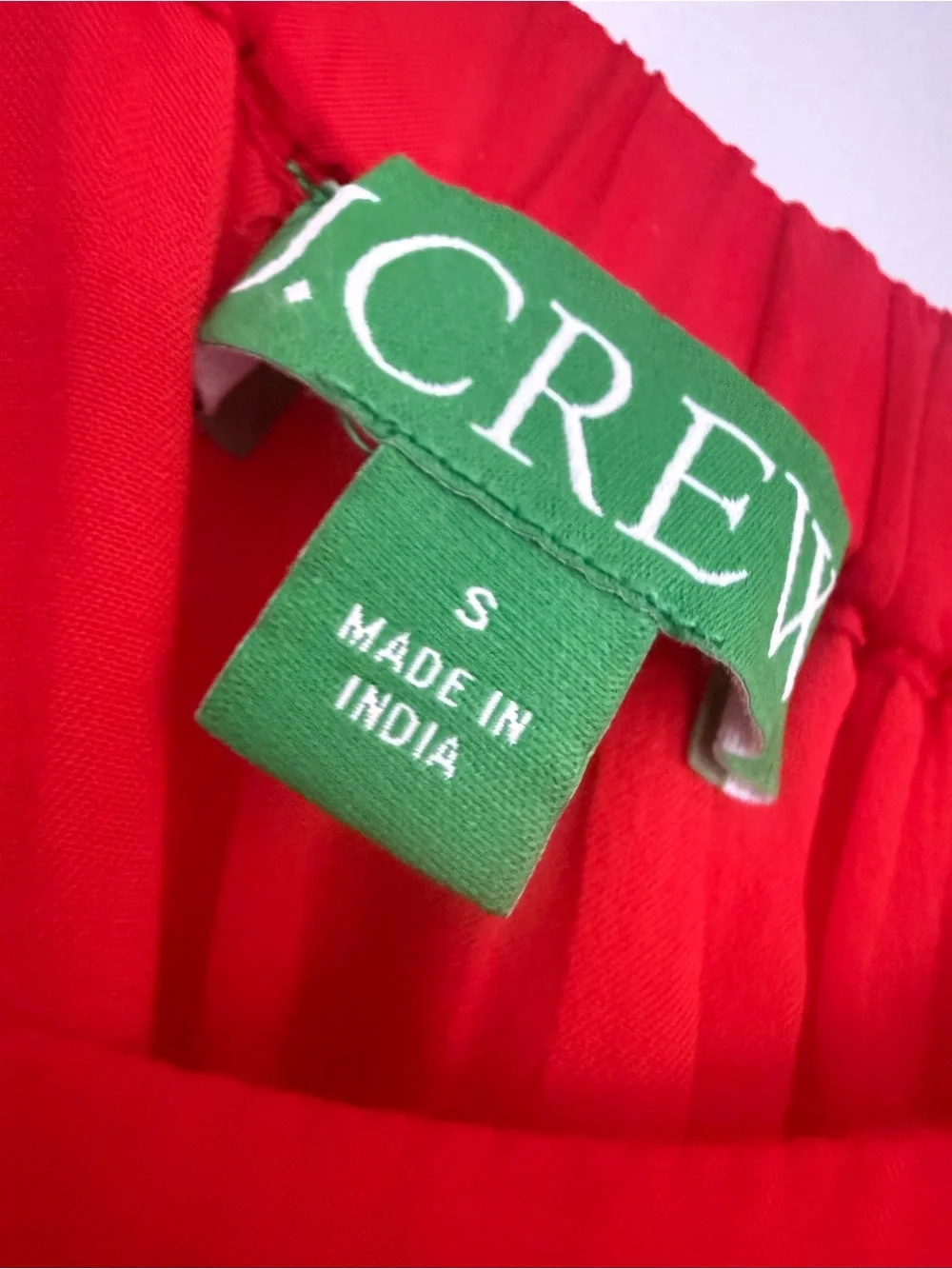 J. Crew Pintuck Red Midi Dress in Drapey Organza - Like New (Small)